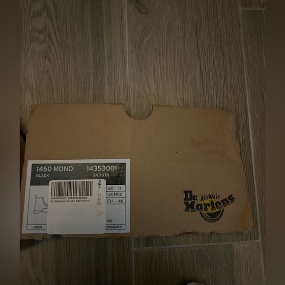 Mens 1460 Mono Dr Martens - NWT in box US 12 - Picture 3 of 3